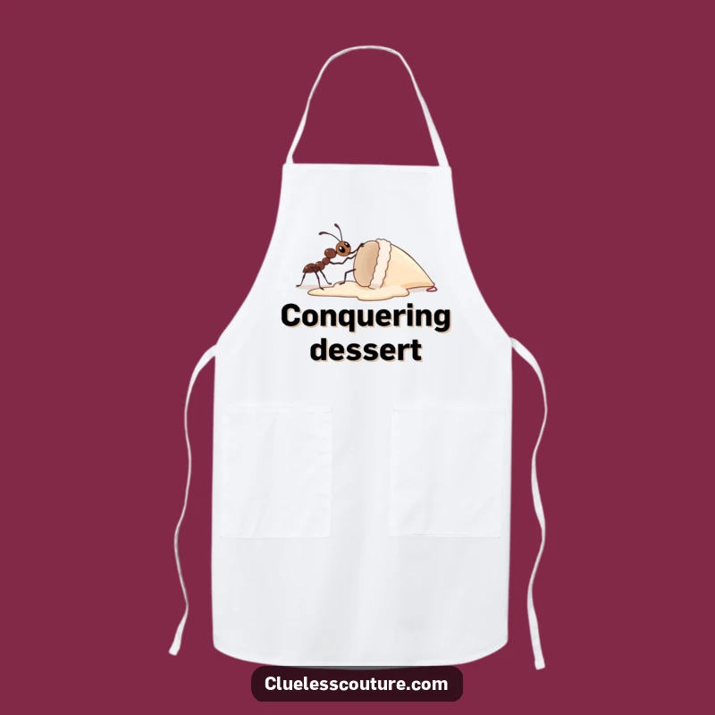 Funny Ant Ice Cream Apron - Kitchen Challenge Master, Hilarious Chef Gift