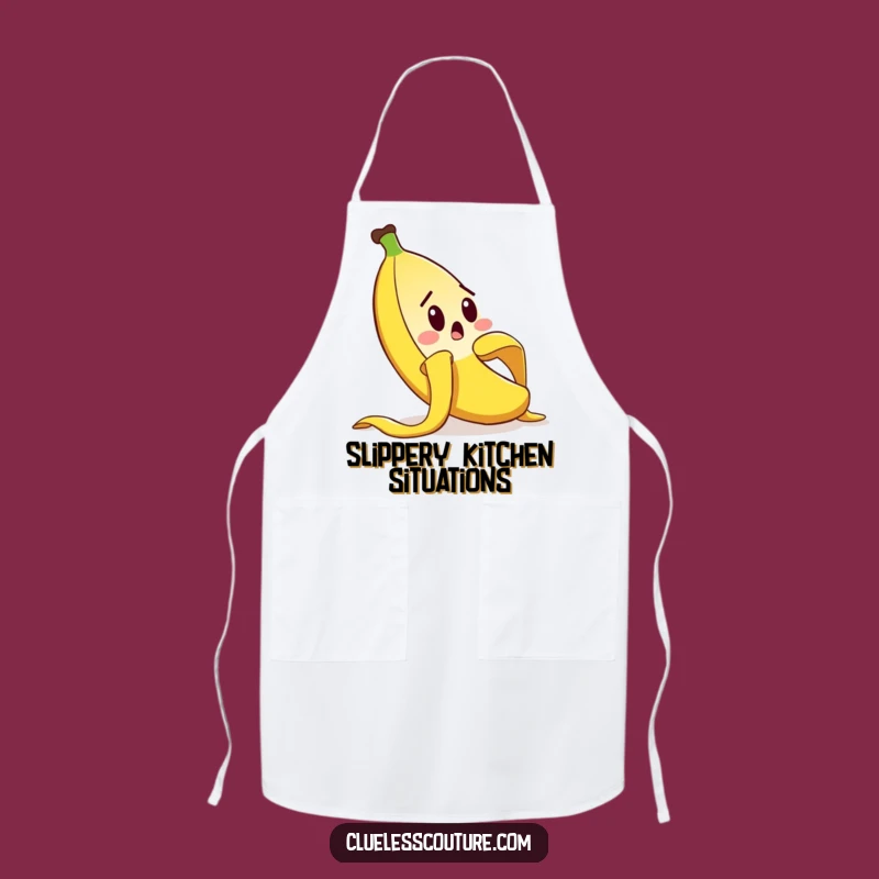 Funny Banana Peel Apron: Comical Slip Protection for the Kitchen