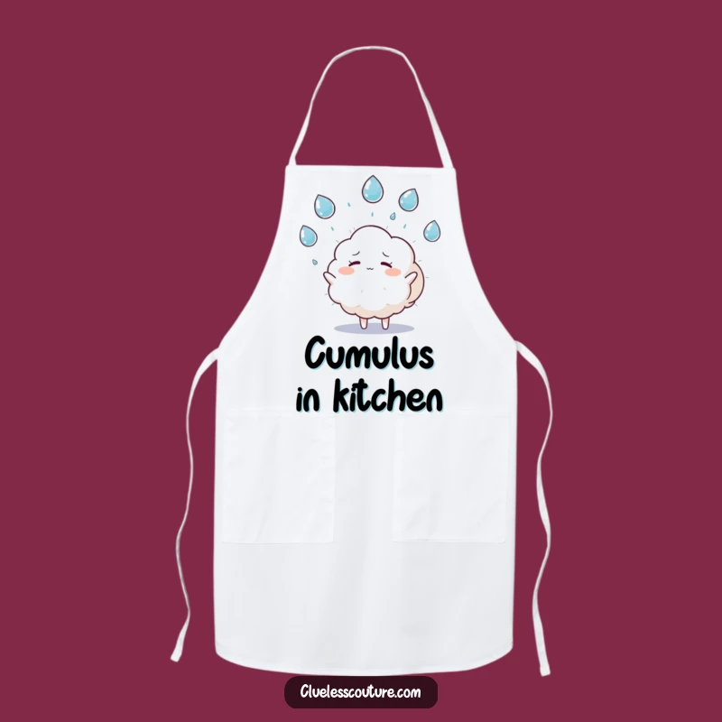 Funny Overwhelmed Cloud Apron: Cook Up Laughs with This Juggling Design