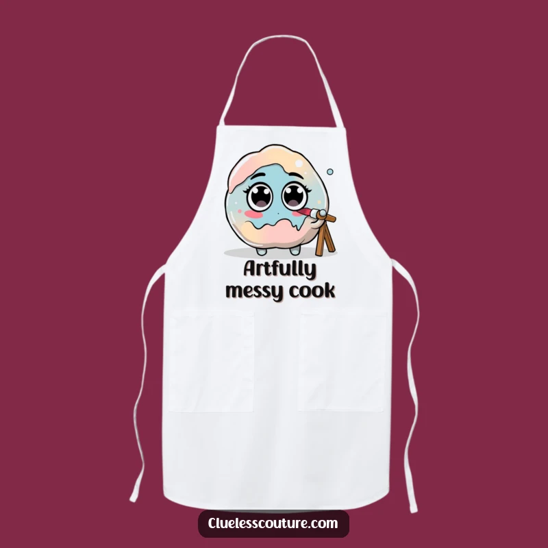 Funny Paint Blob Artist Apron - Hilarious Protection for Messy Creatives