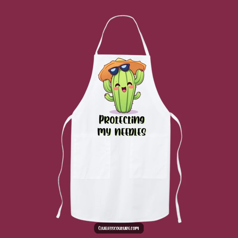 Funny Cactus Sun Hat Apron: Cook with Cheer from a Desert Character