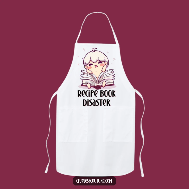 Funny Clumsy Book Character Apron - Hilarious Literary Kitchen Wear Gift
