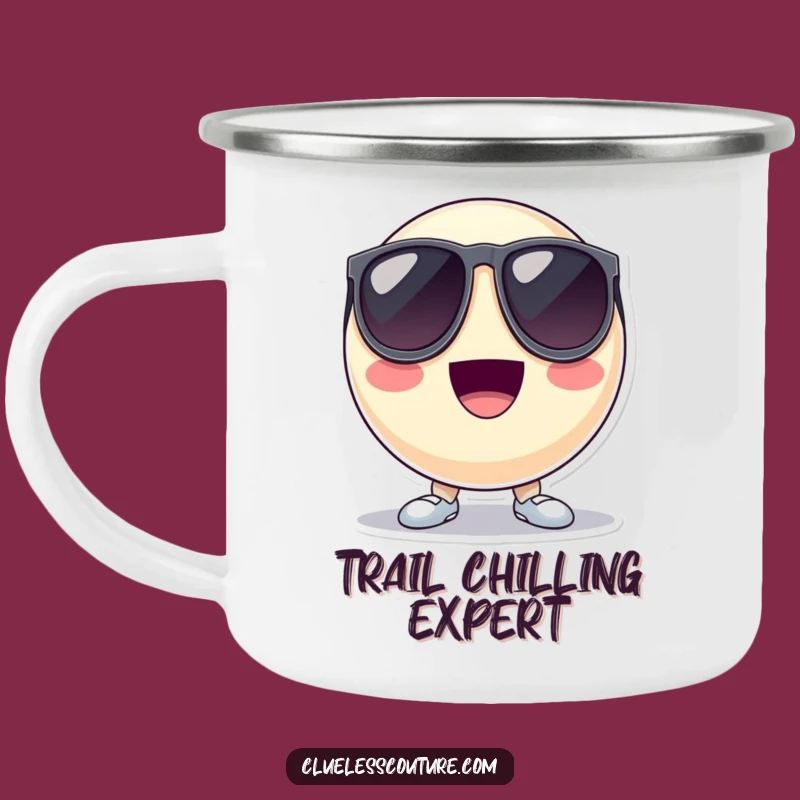 Funny Cool Ball Camping Mug: Oversized Sunglasses for Adventures