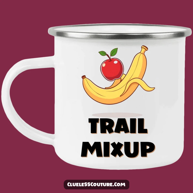 Funny Banana Peel Adventure Mug: Hilarious Campfire Comedy Companion