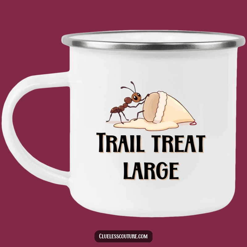 Funny Ant Ice Cream Camping Mug - Adventure Fuel, Hilarious Effort Gift