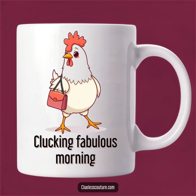 Funny Fashion Chicken Handbag Mug: Strut Your Stuff with Poultry Style