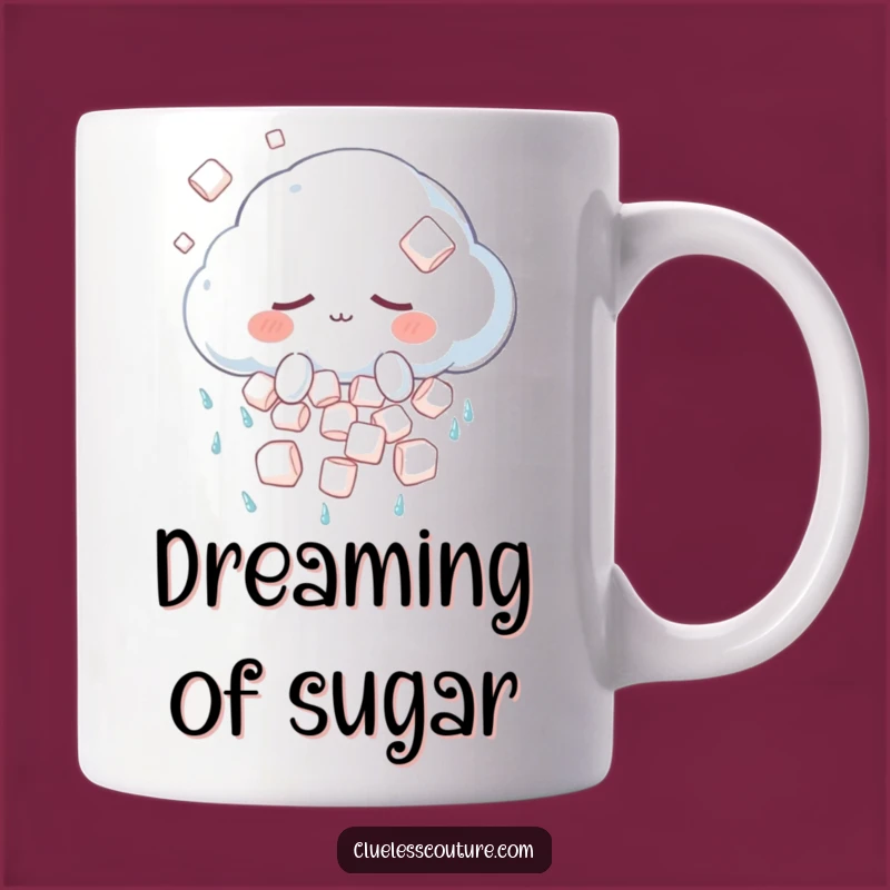 Funny Sleepy Cloud Mug: Marshmallow Shower Surprise, Perfect Funny Gift for Dreamers