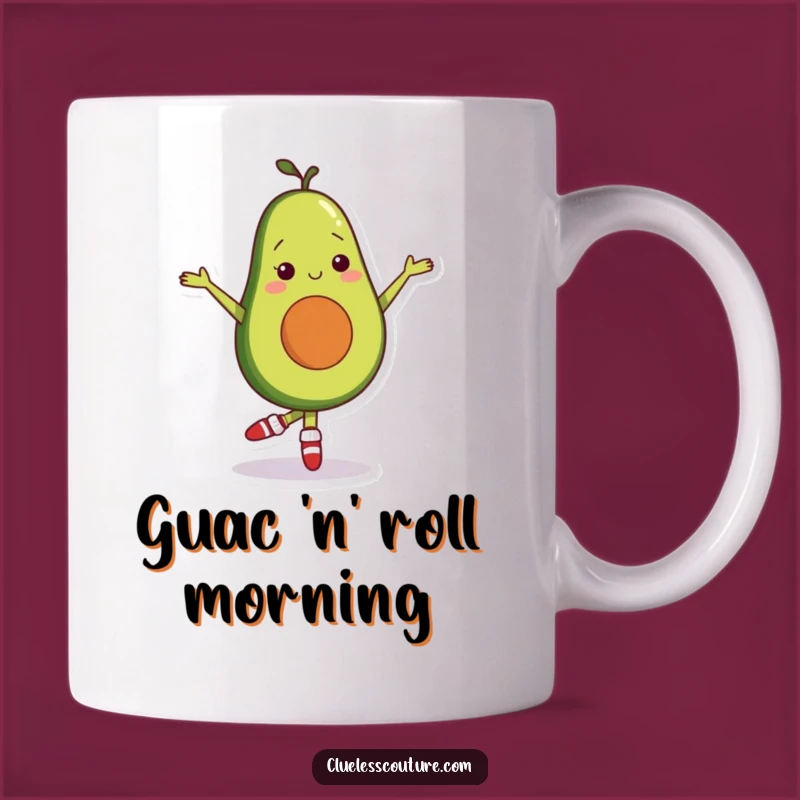 Funny Avocado Ballet Mug: A Hilarious Gift for Awkward Dancers