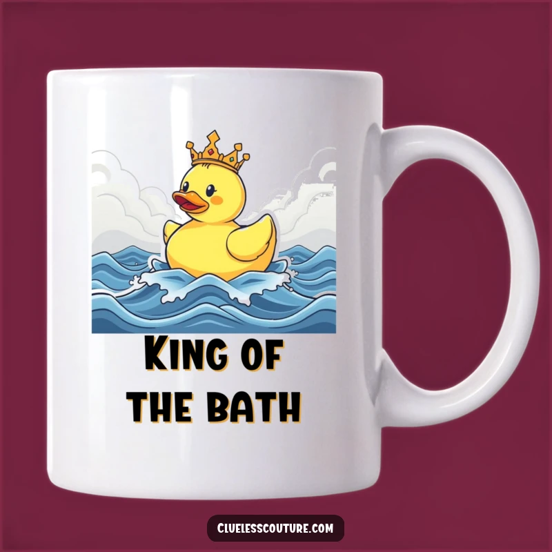 Funny Triumphant Rubber Ducky Mug - Hilarious Gift for Conquerors