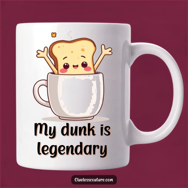 Funny Toast Coffee Mug: Breakfast Fails Design, a Perfect Funny Gift