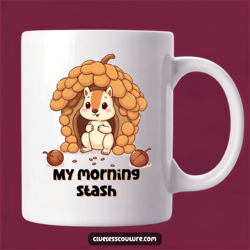 Funny Squirrel House Mug: Hilarious Acorn Architecture Gift!