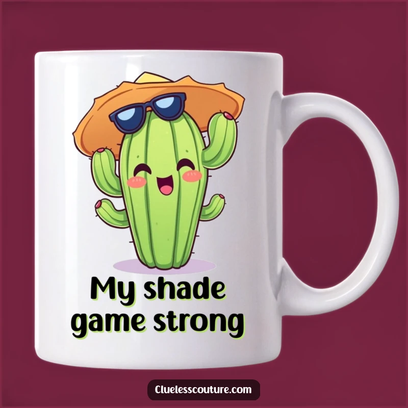 Funny Cactus Sun Hat Mug: A Cheerful Desert Dweller's Hilarious Gift Idea