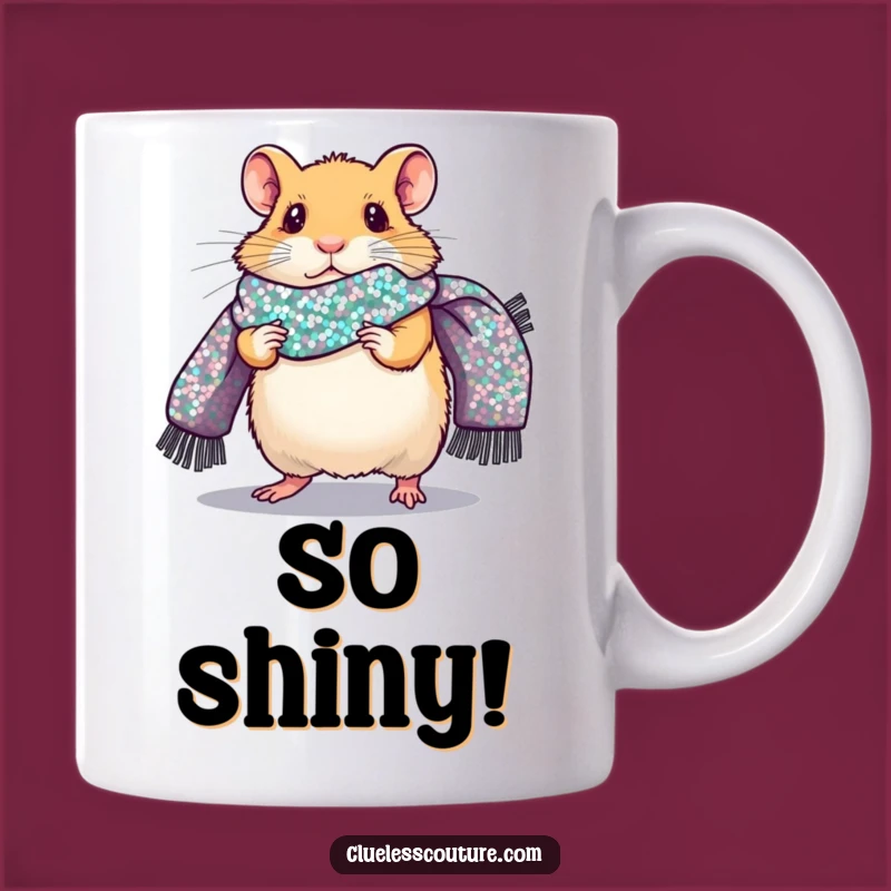Funny Hamster Runway Mug: Hilarious Fashionista Pet Gift for a Giggle
