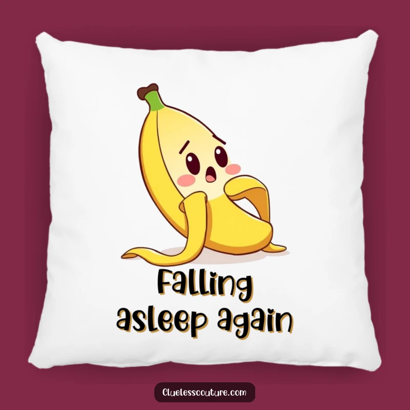 Funny Banana Peel Slip Pillow: Comfy Cushion for Comical Relaxation