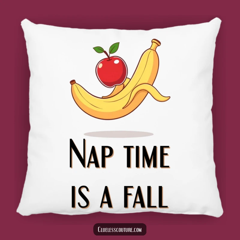 Funny Banana Peel Slip Pillow: Hilarious Comedic Accent for Your Couch