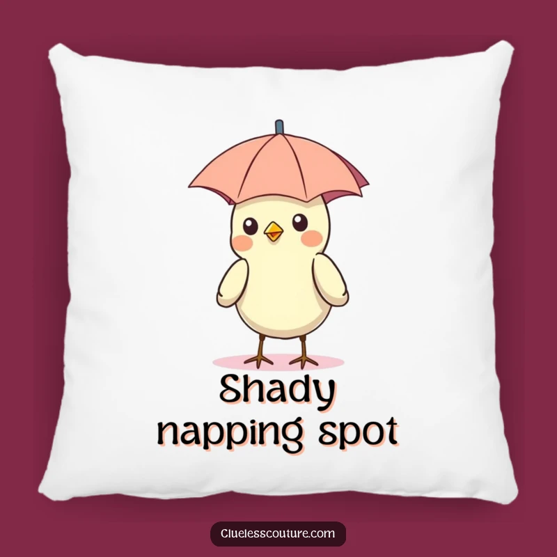 Funny Bird Umbrella Hat Pillow: Soft Comfort, Adorable & Hilarious Funny Gift