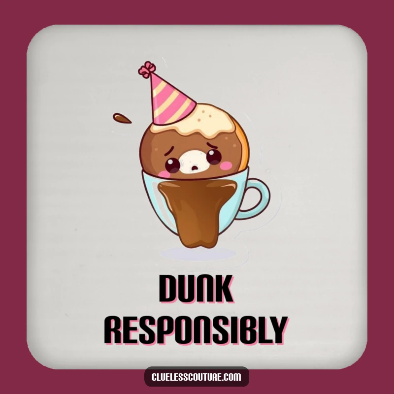 Funny Donut Coffee Coasters: Protect Tables with Sweet Humor