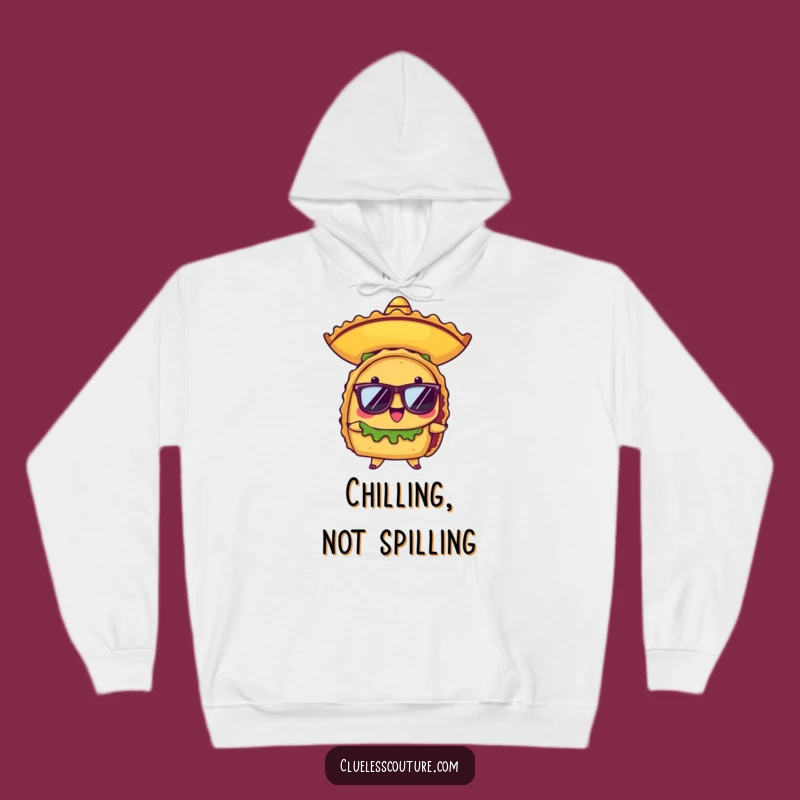 Cozy Funny Taco Fiesta Hoodie: Proud Sombrero Comfort, Perfect Funny Gift