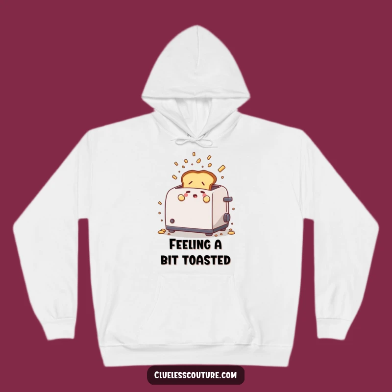Funny Nervous Toast Hoodie: Cozy Breakfast Comfort