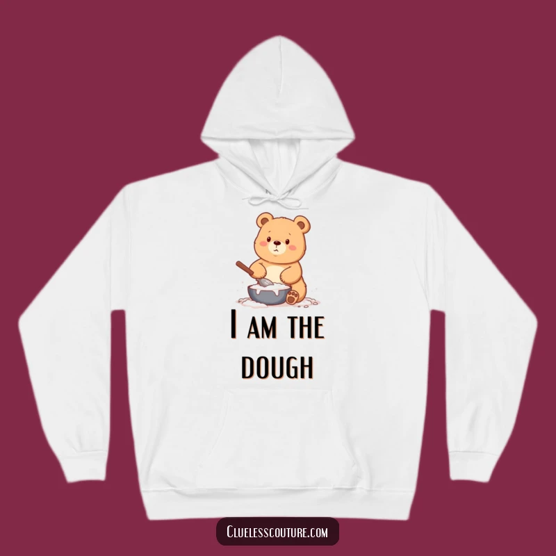 Funny Baking Bear Flour Hoodie: Cozy Comfort for Messy Chefs