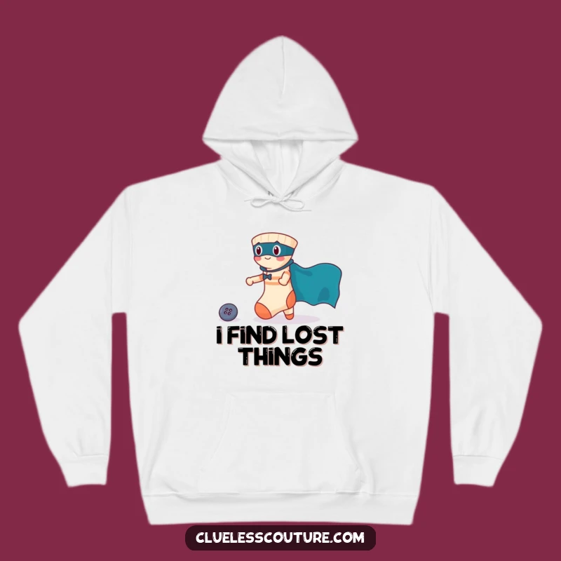 Funny Brave Sock Rescuing Button Hoodie, Cozy Comforting Gift