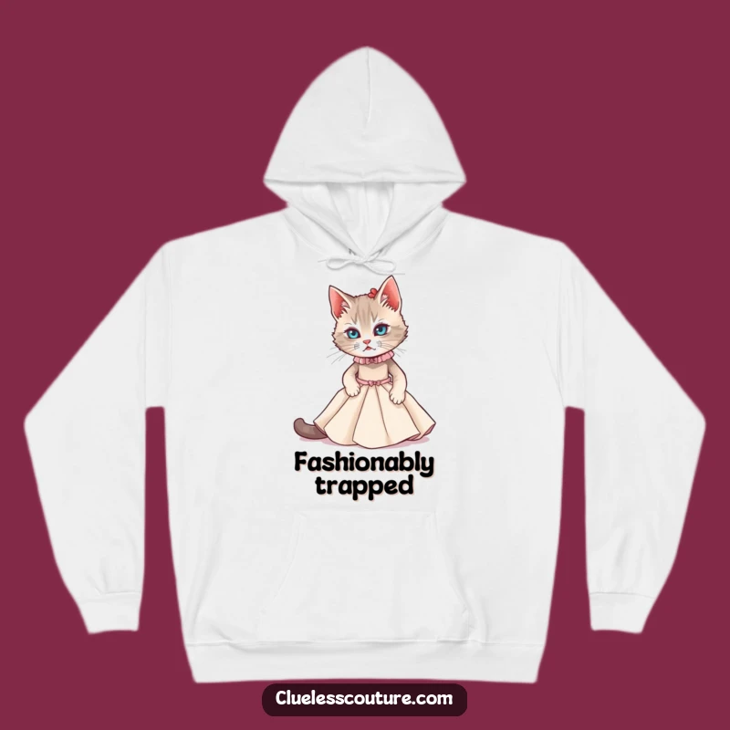 Funny Cat Couture Hoodie: Cozy Feline Fashion Fun, Great Funny Gift!