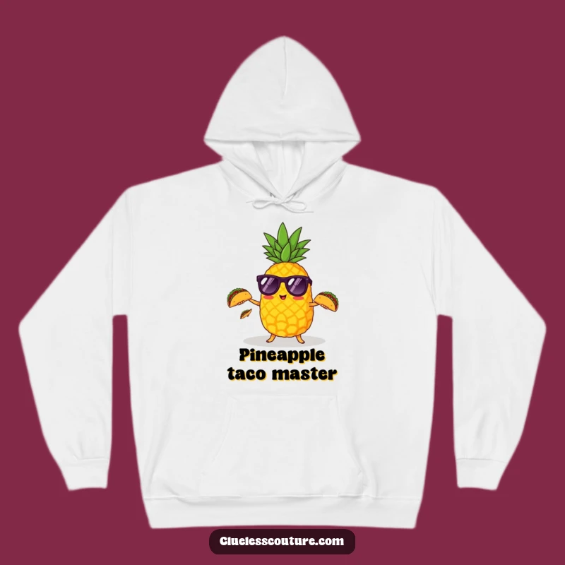Funny Pineapple Taco Juggler Hoodie: Stay Cool and Comfy with Fiesta Vibes