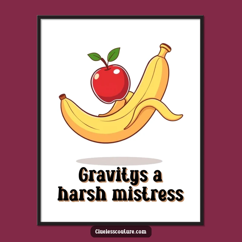 Free Printable Banana Slip Wall Art: Hilarious Cartoon Downloadable for Quirky Home Decor