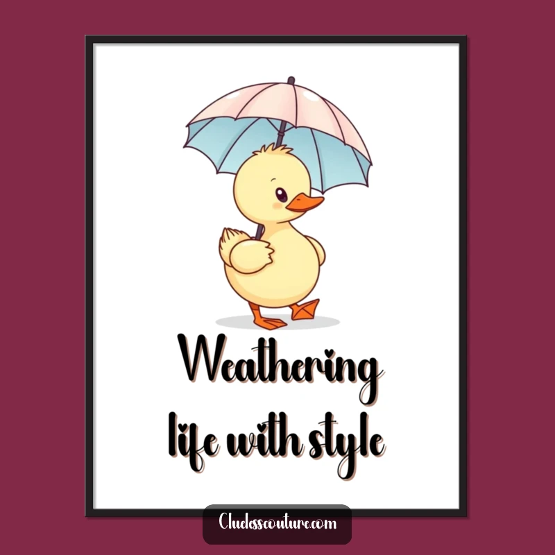 Free Printable Sassy Duck Wall Art: Hilarious Downloadable Decor for Any Room!