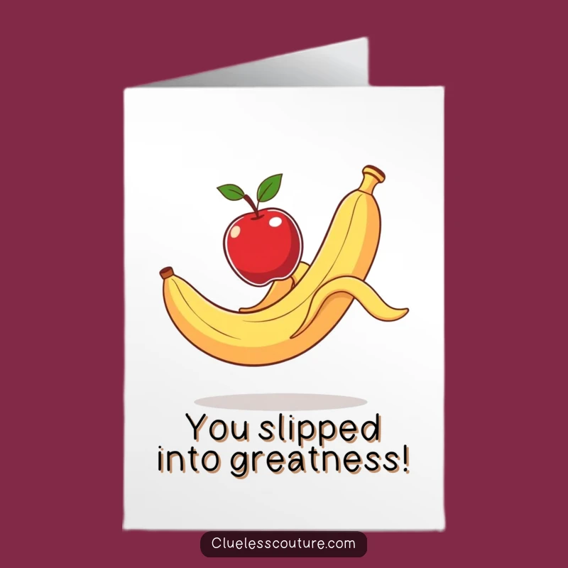 Free Printable Banana Slip Congrats Card: Hilarious Downloadable for Any Achievement