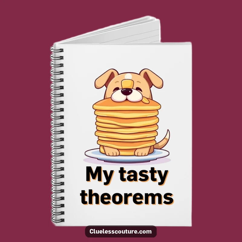 Funny Dog Pancake Balance Notebook - Hilarious Journal for Ideas