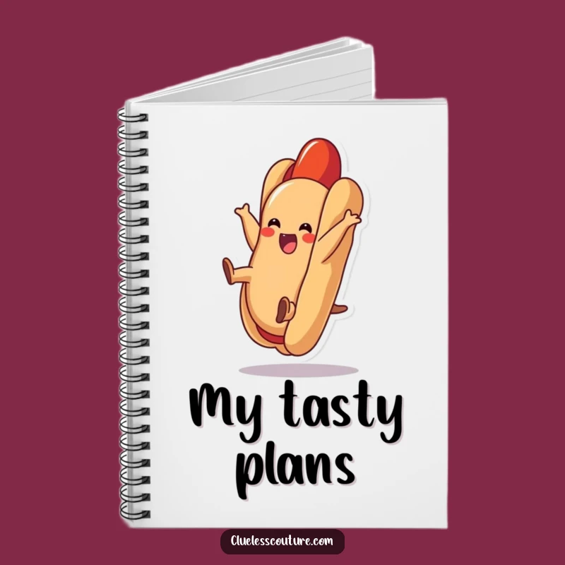 Funny Hot Dog Cartwheel Notebook A Joyful Journal Gift