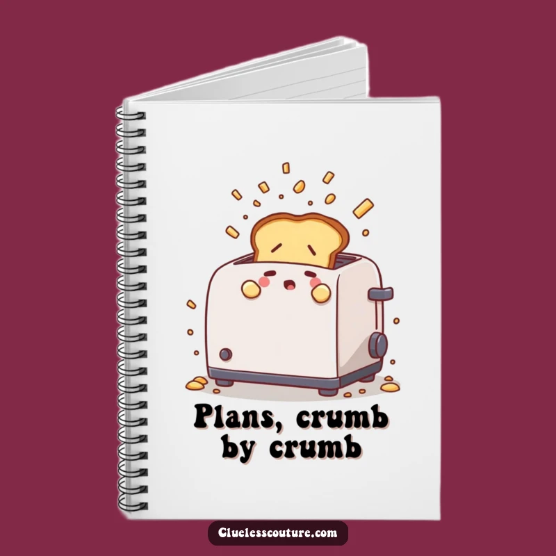 Funny Nervous Toast Notebook: Jot Down Morning Ideas