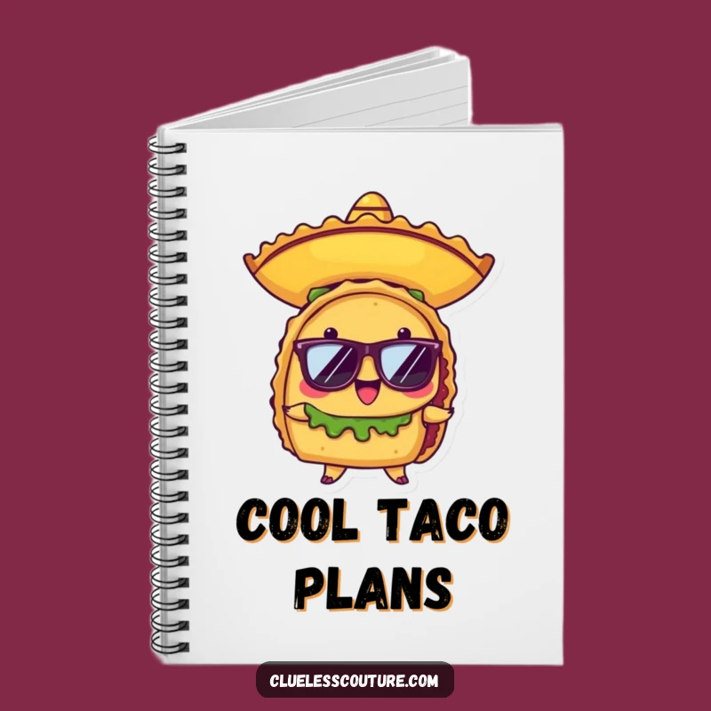 Funny Taco Fiesta Notebook: Proud Sombrero Journal, Ideal Funny Stationery Gift