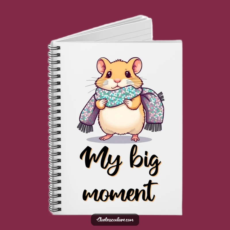 Funny Hamster Runway Notebook: Hilarious Journal for Fashionable Ideas
