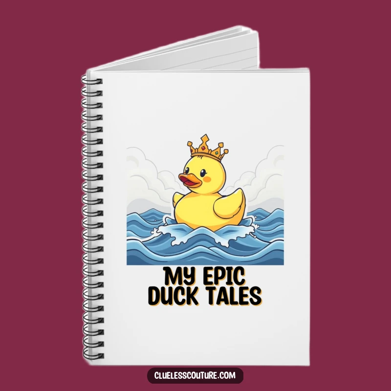 Funny Triumphant Ducky Notebook - Hilarious Gift for Planners