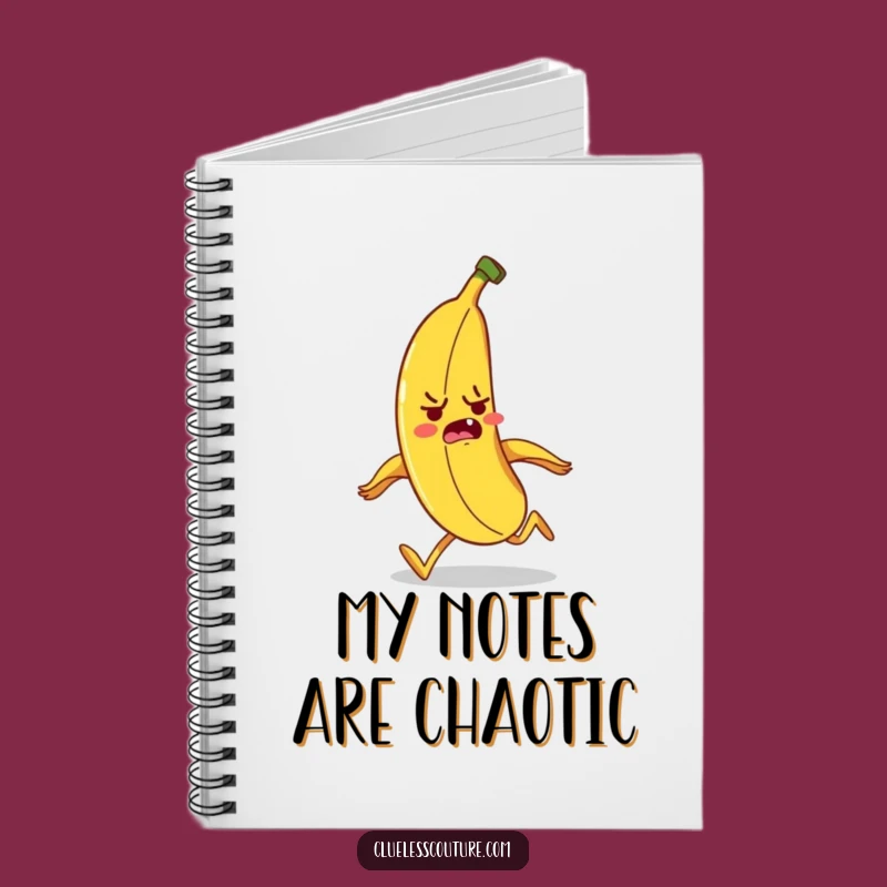 Funny Banana Brainstorm Notebook - Hilarious Running Character Journal