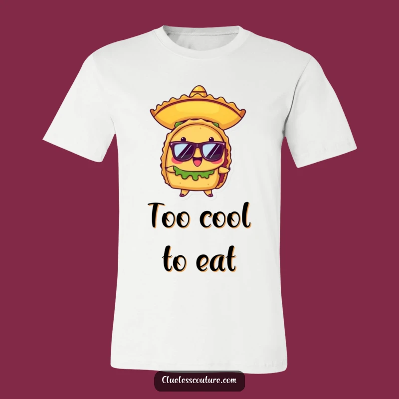 Funny Taco Fiesta T-Shirt: Proud Sombrero Design, Ideal Funny Gift for Foodies