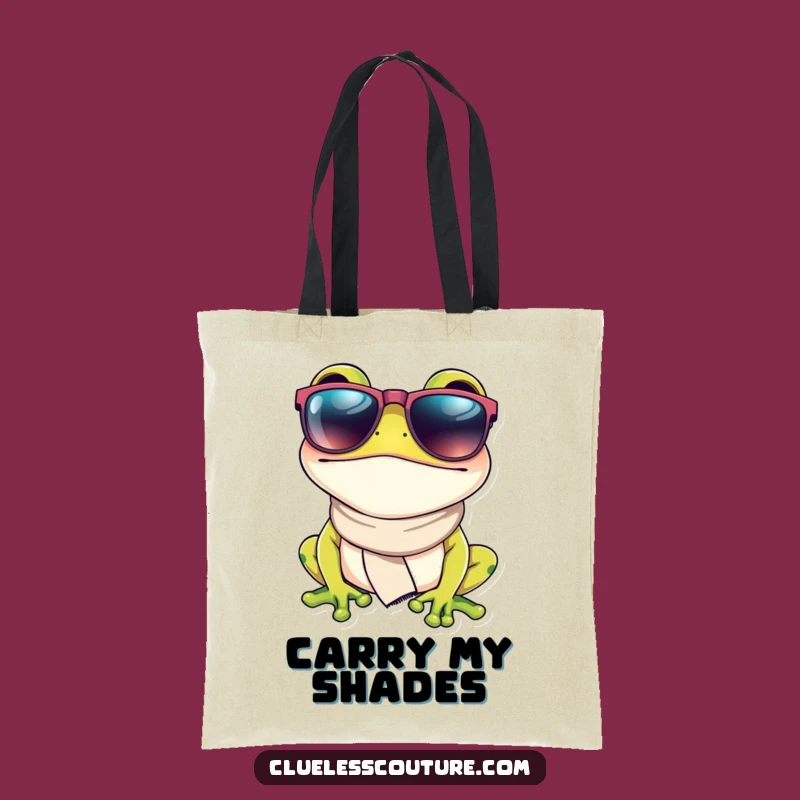 Funny Fashion Frog Tote Bag: Cool Amphibian Accessory for Everyday