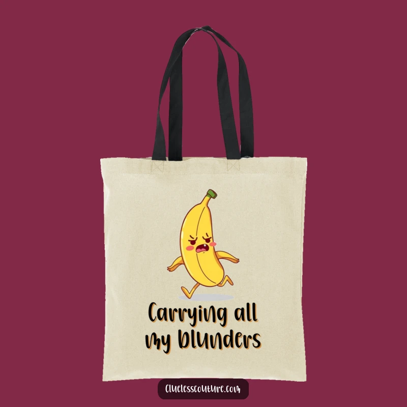 Funny Banana Trip Tote Bag - Hilarious Accessory for Running Gags