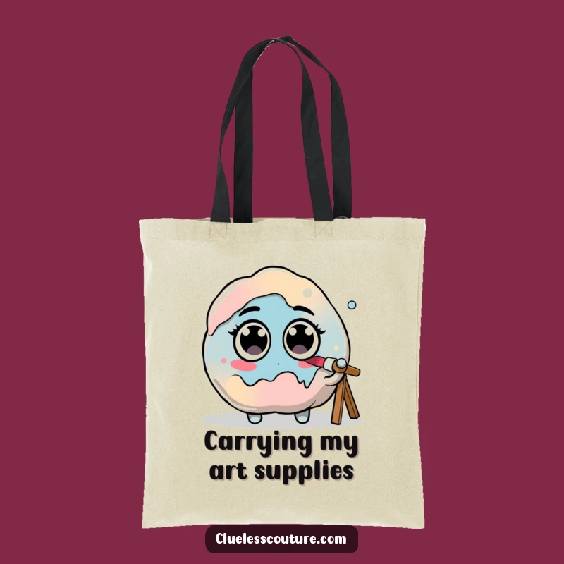 Funny Paint Blob Tote Bag - Your Hilarious Artistic Companion