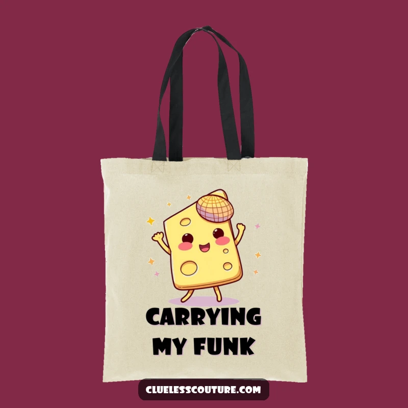 Dancing Cheese Disco Tote Bag: Carry Your Party Essentials in Style