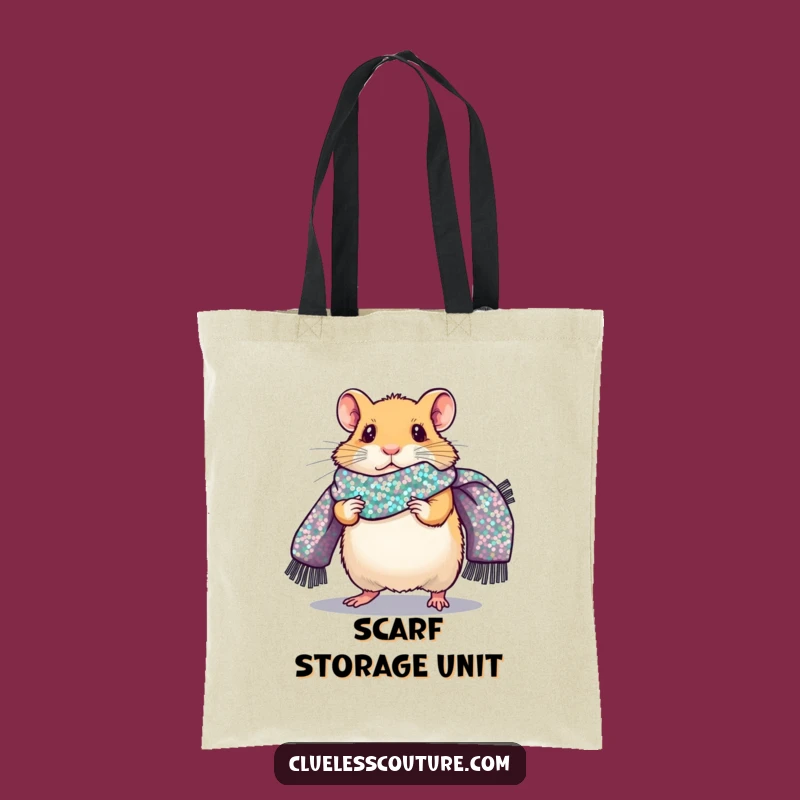 Funny Hamster Runway Tote Bag: Hilarious Pet Accessory for Fashion Finds